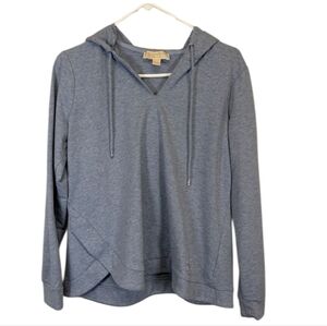 MICHAEL Michael Kors Blue/Gray Chambray Pullover, Size Large